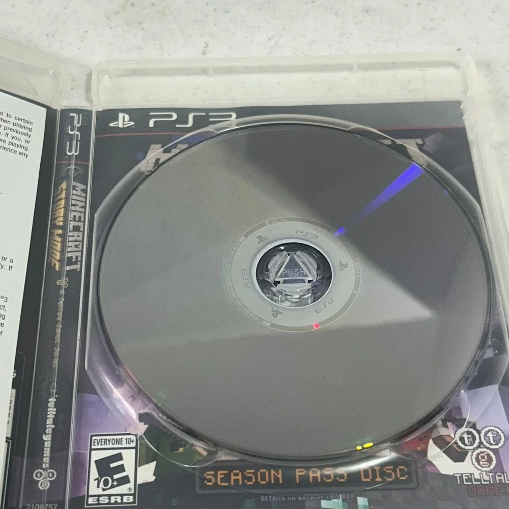 Minecraft Story Mode Season Pass Disc Sony PS3 PlayStation 3 Telltale Games